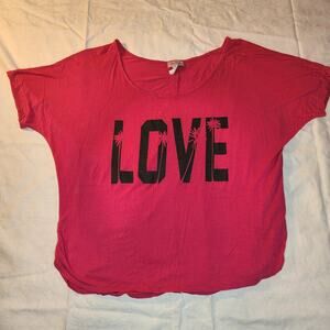 Miss Popular "LOVE" Women's Shirt-1X